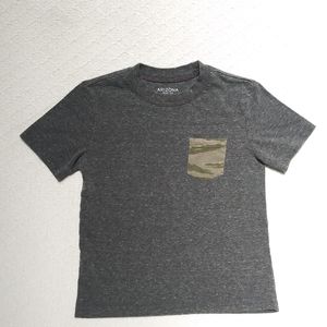 Arizona Jean Company Camo Pocket Gray Tee